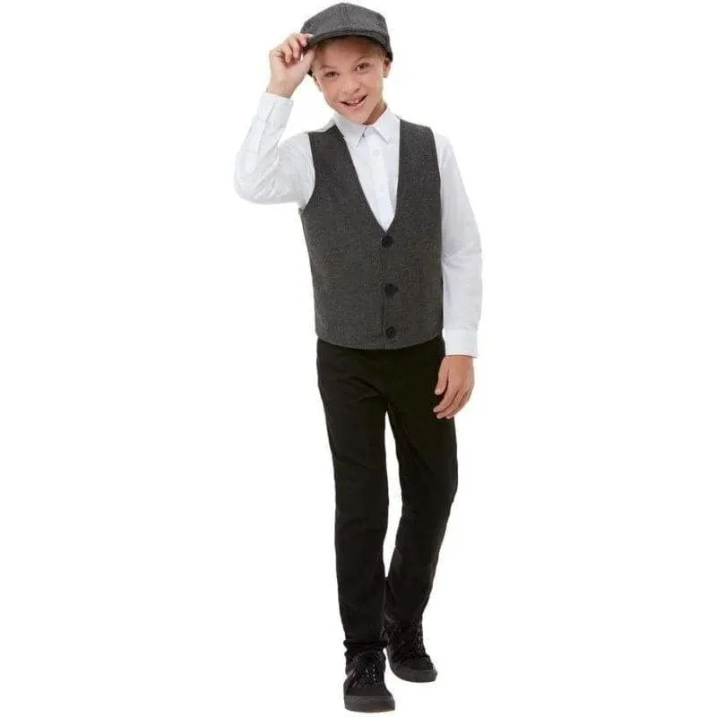 20s Gangster Boy Kit Child Grey