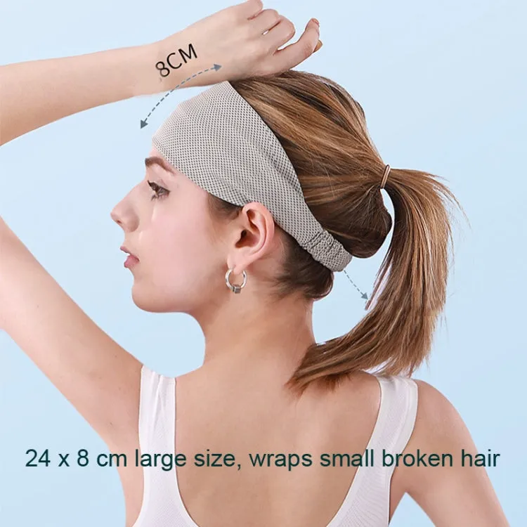 3 PCS Cold Feeling Sports Hairband Fitness Sweat-absorbing Belt(624 Hemp Gray)