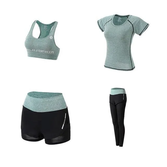 5 Piece Fitness and Yoga Set For Women