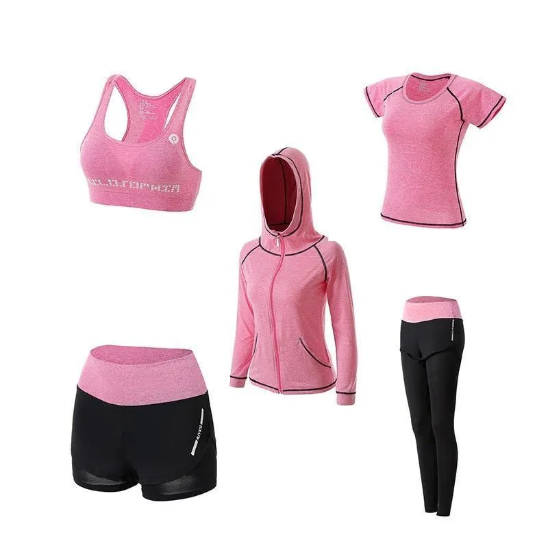 5 Piece Fitness and Yoga Set For Women