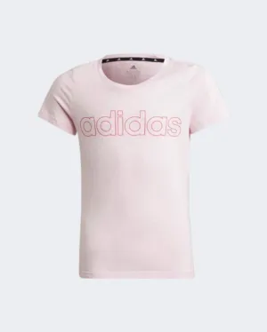 Adidas Essentials Girls Sportswear T-Shirt Light Pink Hm8738