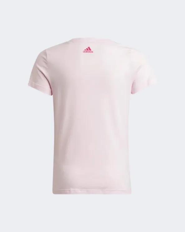 Adidas Essentials Girls Sportswear T-Shirt Light Pink Hm8738