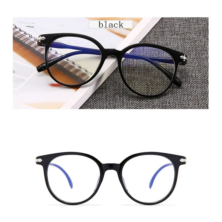 Anti Blue Anti-radiation Computer Gaming Protection Glasses for Women Men(Black)