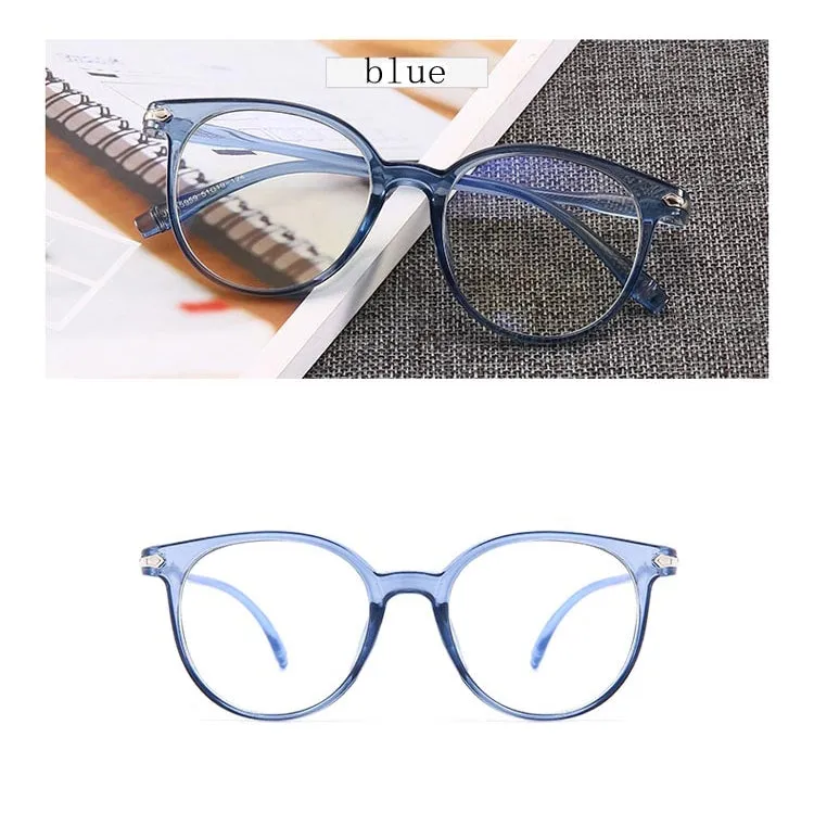 Anti Blue Anti-radiation Computer Gaming Protection Glasses for Women Men(Blue)