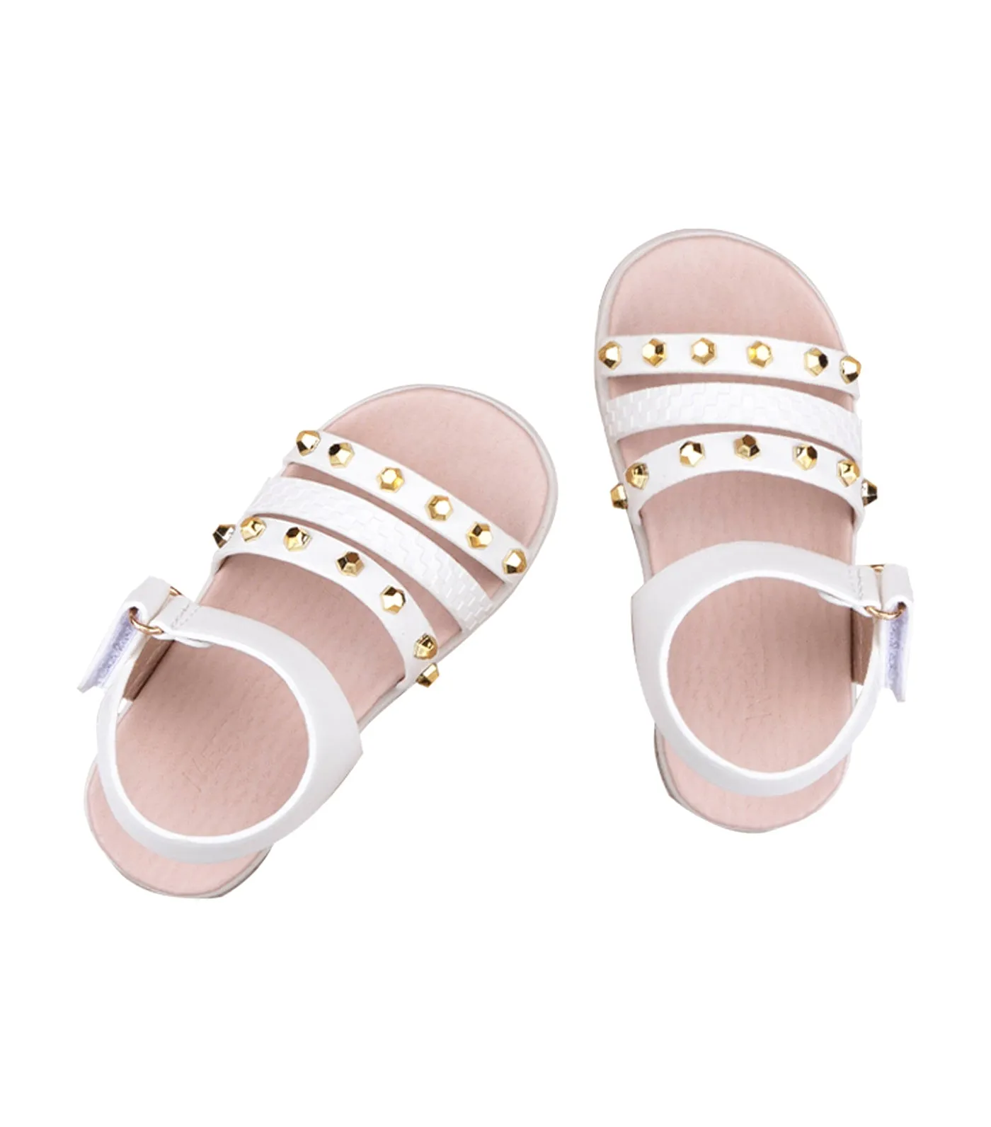 Betts Kids Sandals for Girls - White