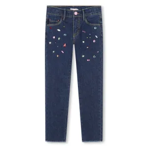 Billieblush Bedazzled Blue Denim Pants