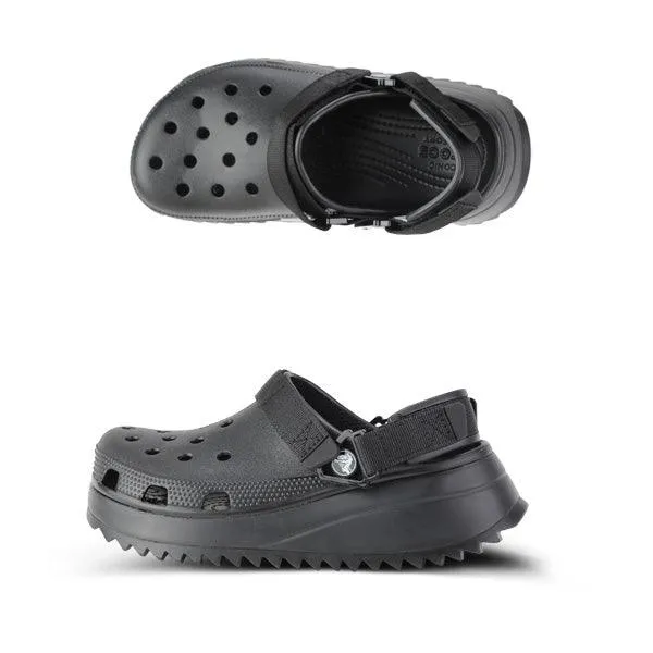 BLACK CLASSIC HIKER CROCS FOR UNISEX