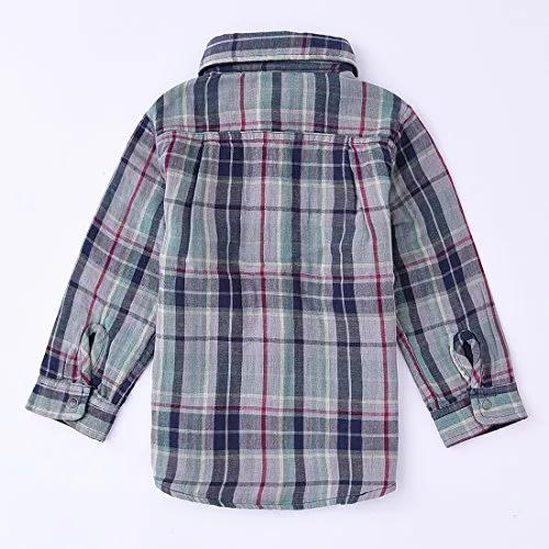 Boy Long Sleeve Plaid Shirts