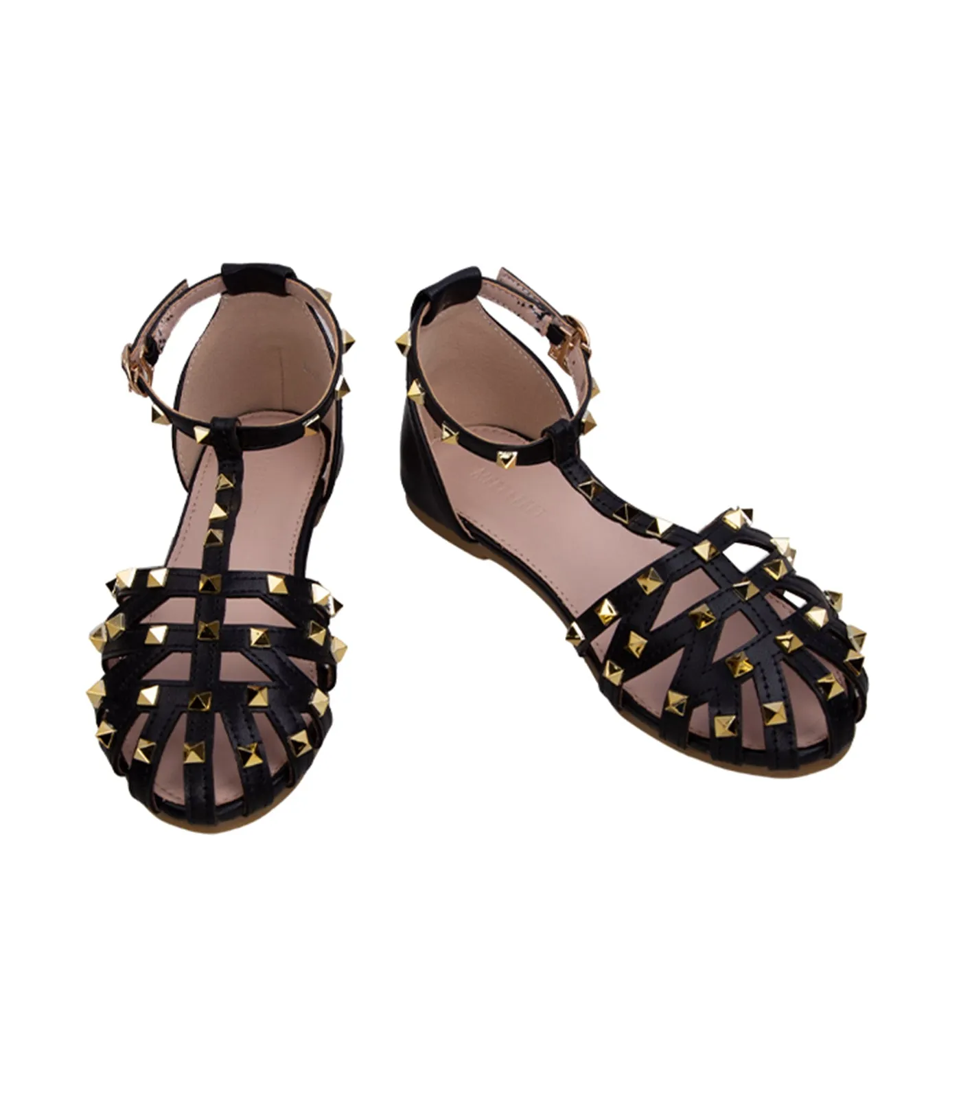 Brana Kids Sandals for Girls - Black