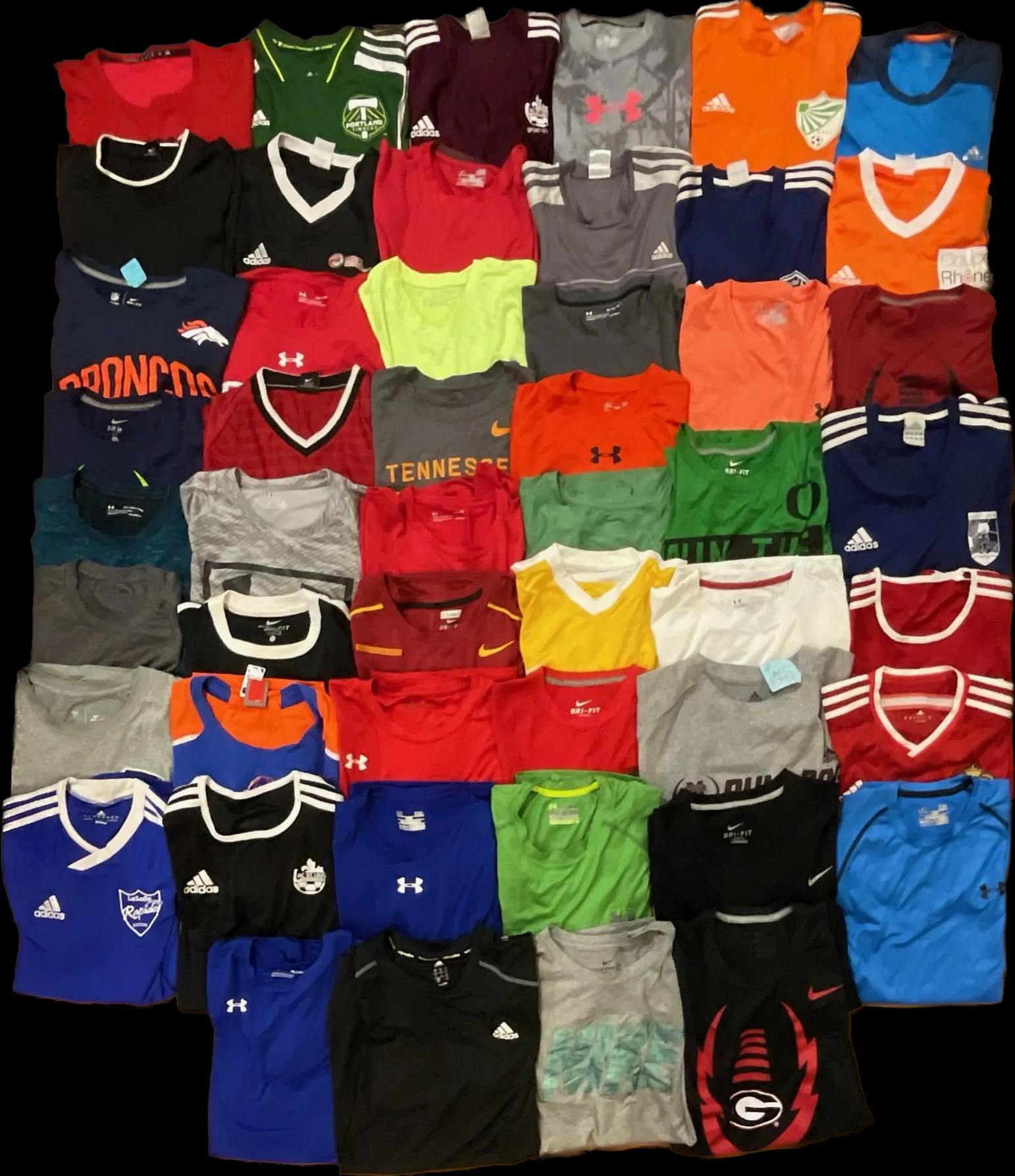 Branded Sports T-Shirts - 50 Pcs