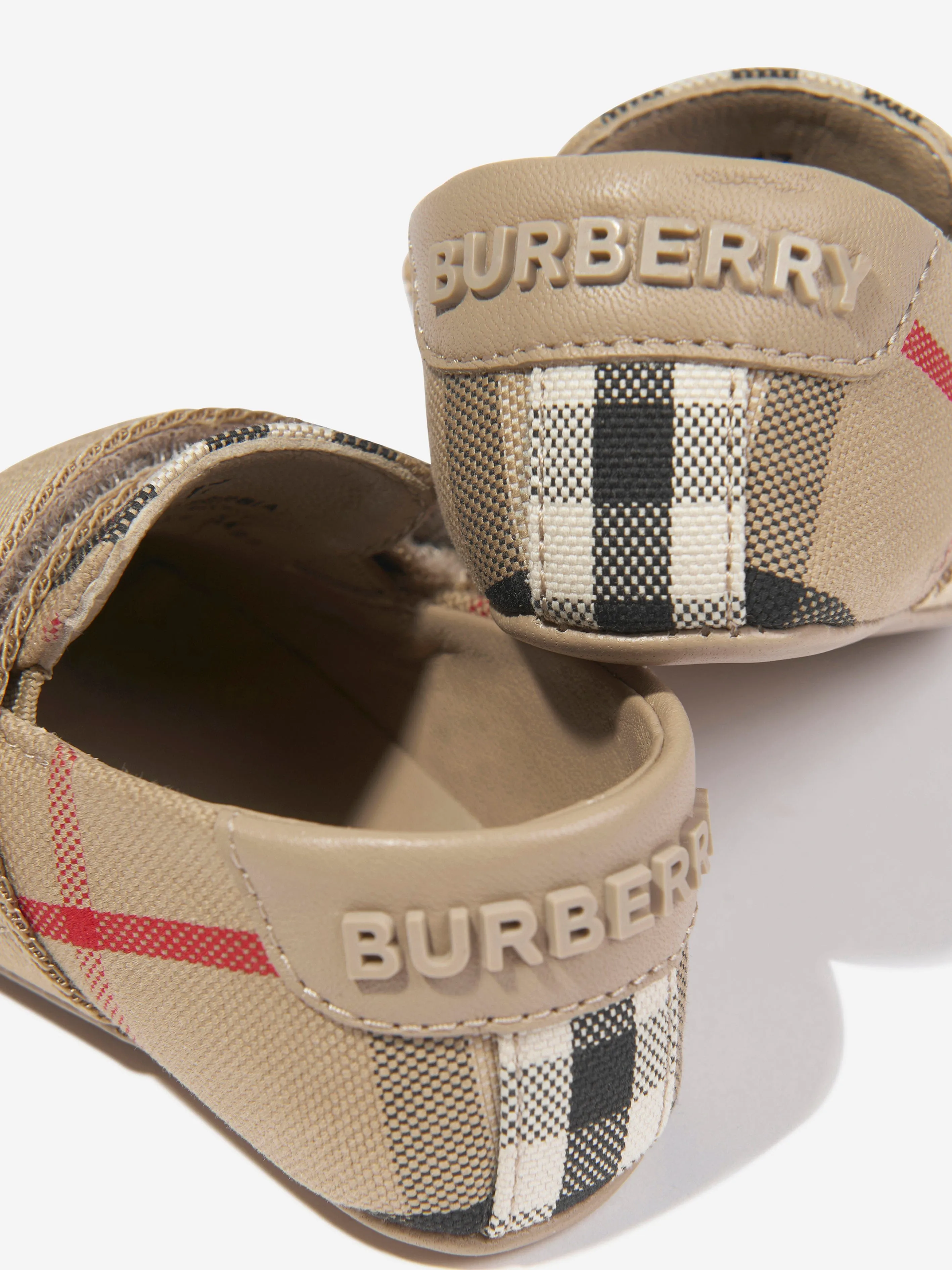 Burberry Baby Pre-Walkers in Archive Beige Check