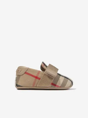 Burberry Baby Pre-Walkers in Archive Beige Check