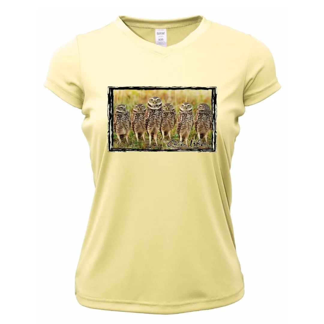 Burrowing Owls Sun Shirt - UPF50 Sun Protection Women's Shirt