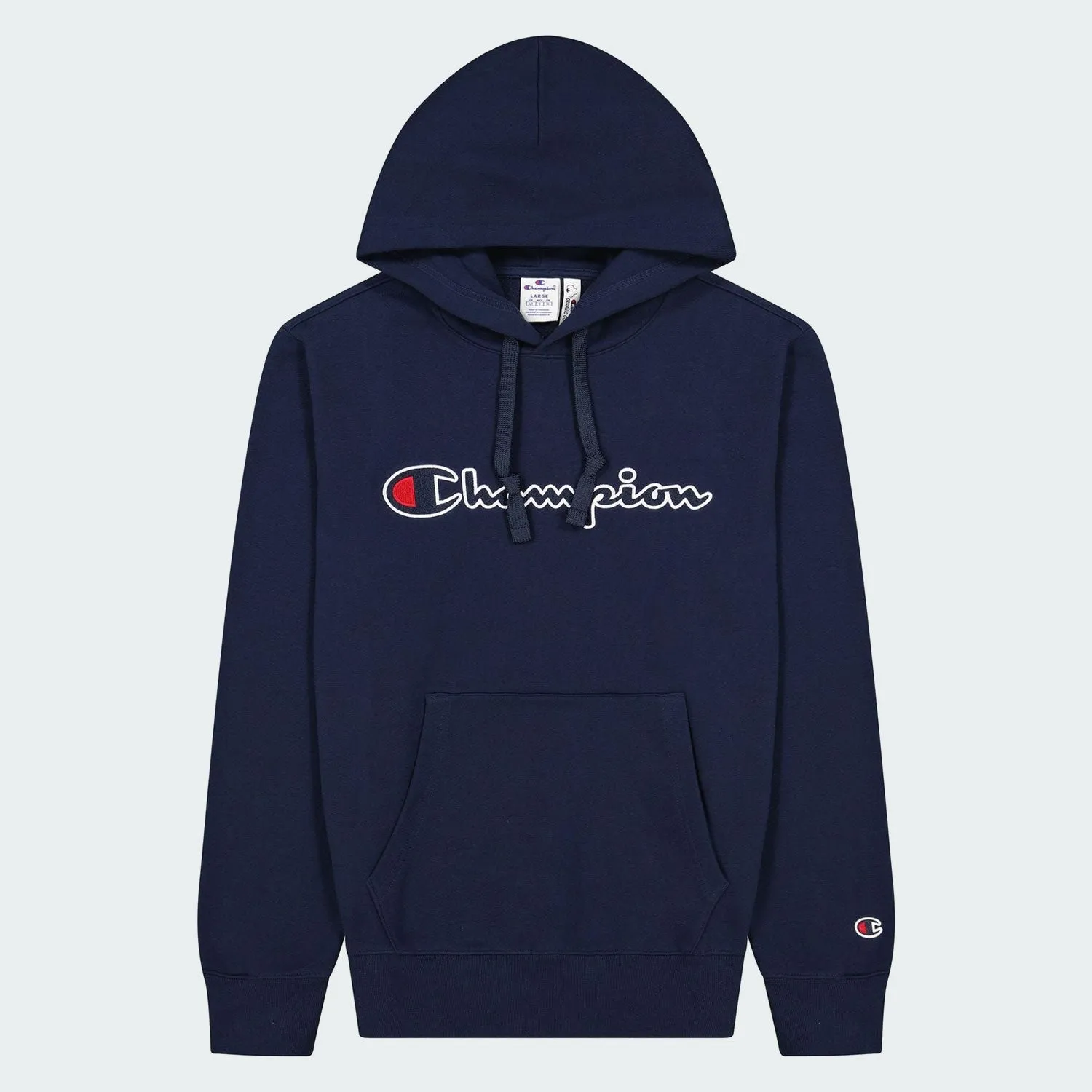 Champion Men's Script Logo Fleece Hoodie 217060 BS538