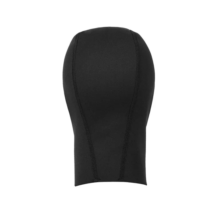 DIVE & SAIL DH-002 1mm Men and Women Swimming Caps Sunscreen Diving Cap Surfing Diving Headgear, Size: L(Black)