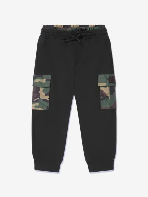 Dolce & Gabbana Boys Cotton Camouflage Pocket Joggers