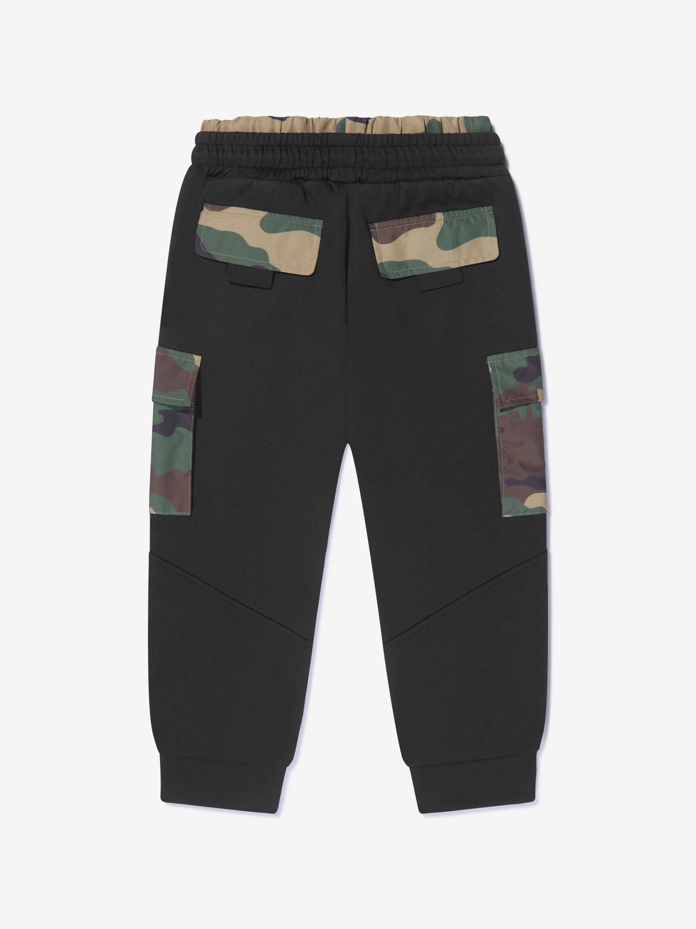 Dolce & Gabbana Boys Cotton Camouflage Pocket Joggers