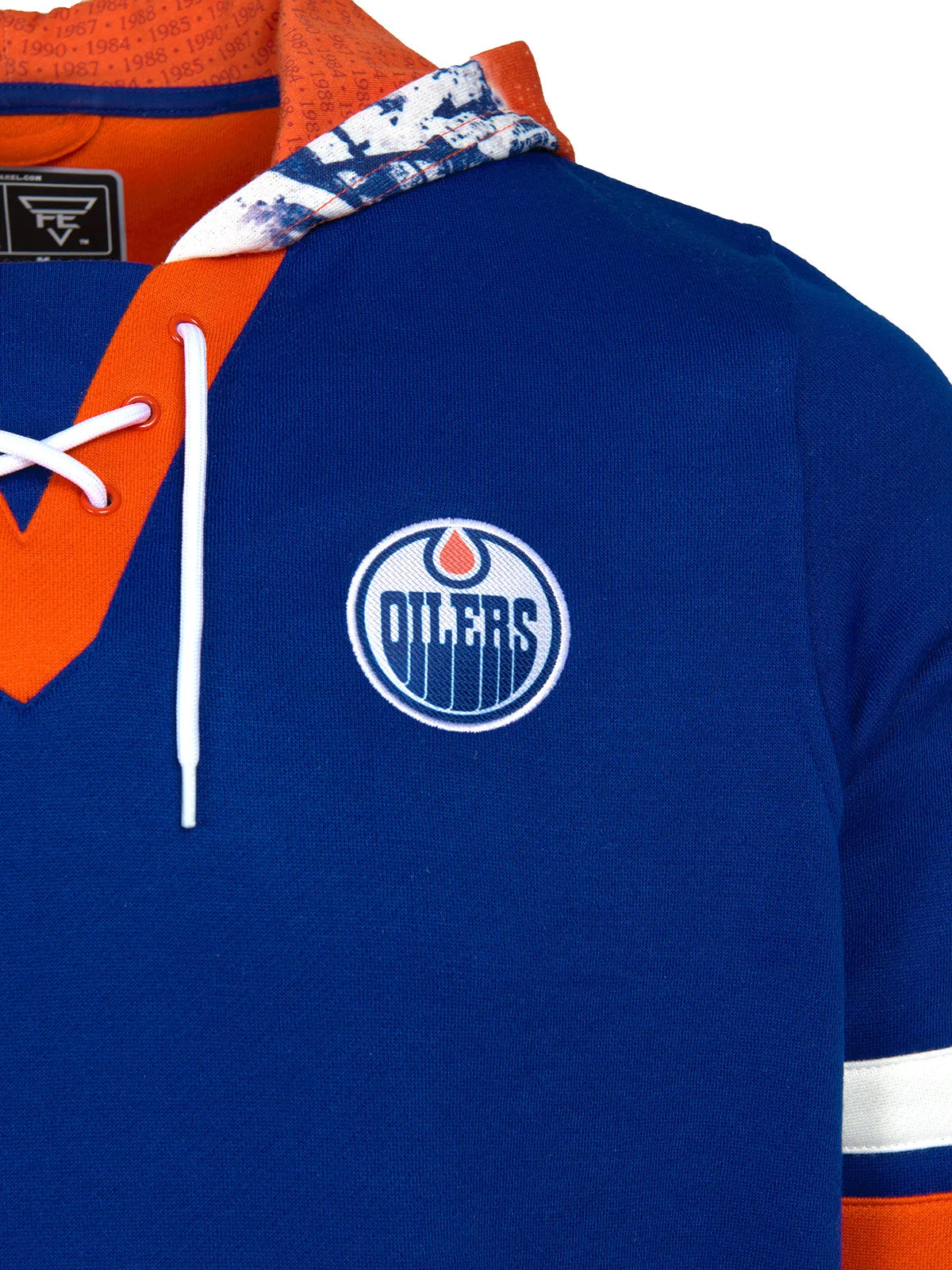 Edmonton Oilers Lace-Up Hoodie