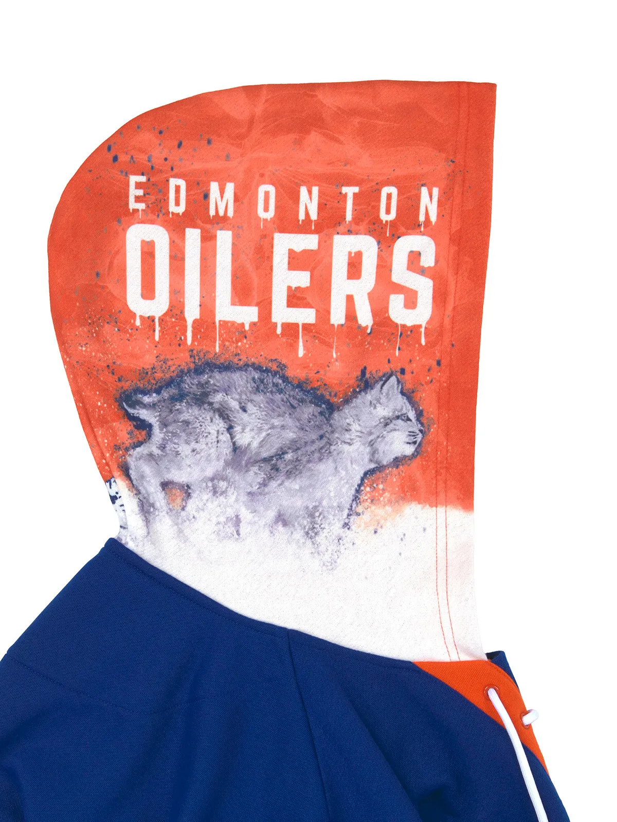 Edmonton Oilers Lace-Up Hoodie