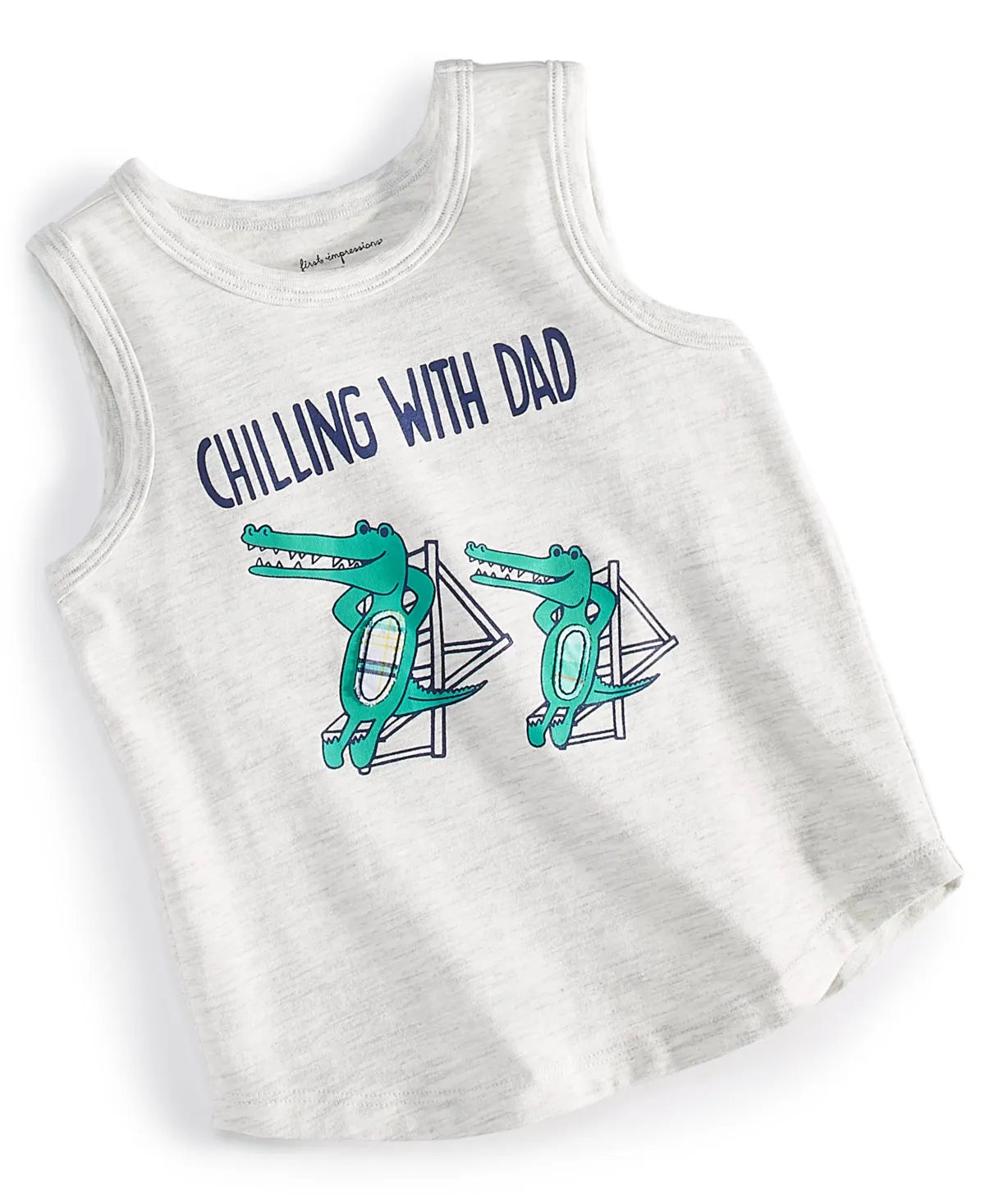 First Impressions Baby Boys Chilling with Dad Tank Top