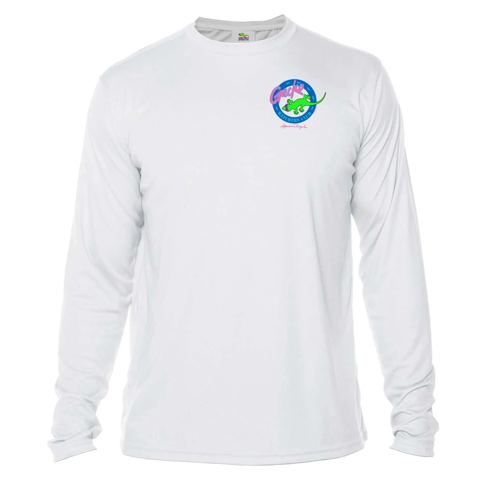 Gecko Watchers Sun Shirt - UPF50 Gecko Hawaii Graphic Tee