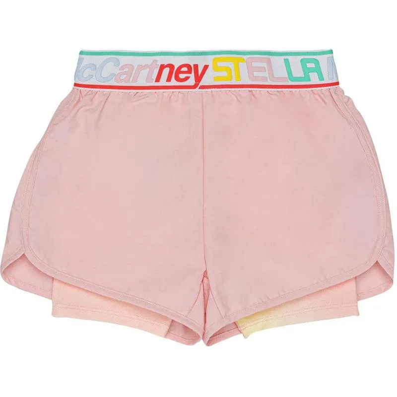 Girls Pink Sport Short