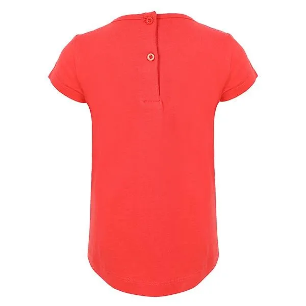 GIRLS RED SHORT SLEEVE T-SHIRT