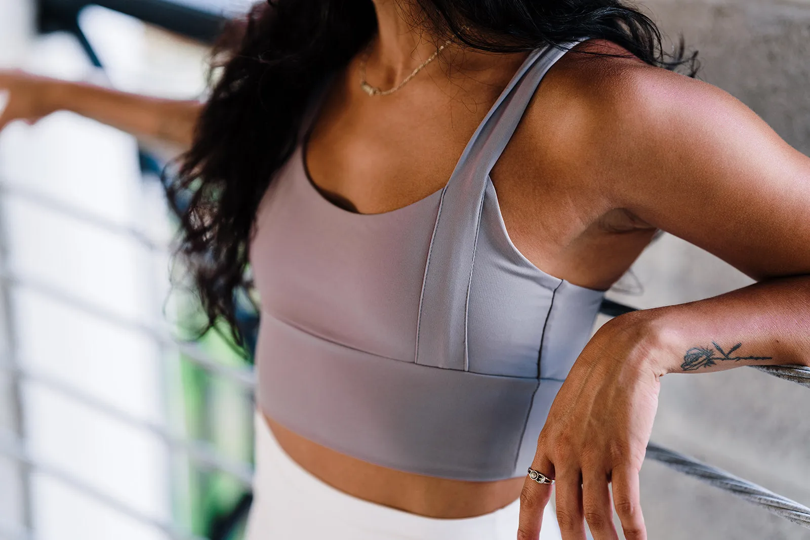 Grey Radiant Bra Top