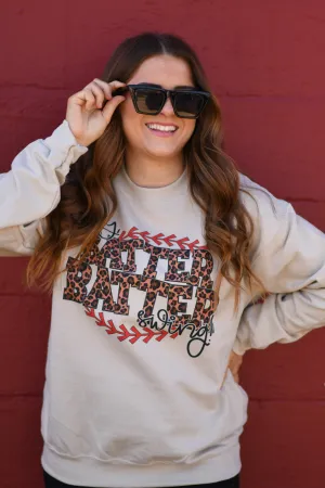 Hey Batter Batter Swing Leopard Tees/Sweatshirts