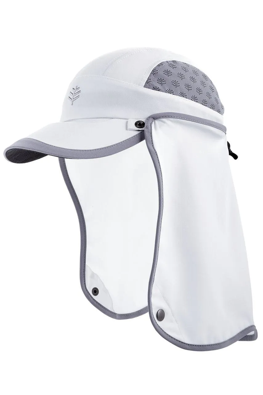 Kid's Agility Sport Cap  |  White/Steel Grey