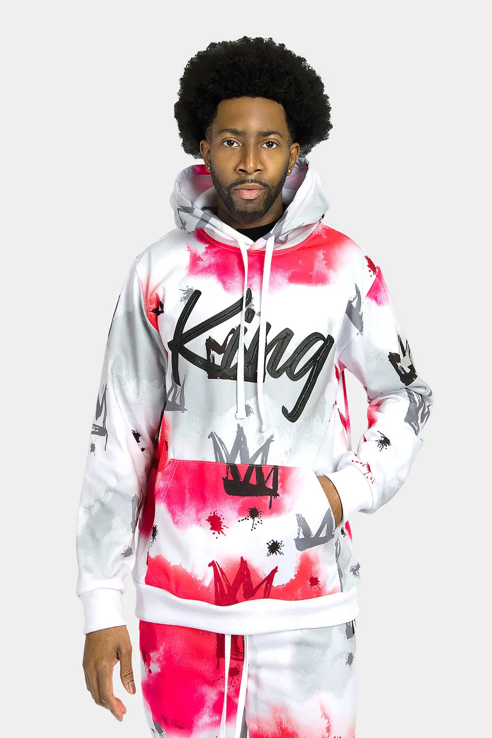 King Tie Dye Fleece Set