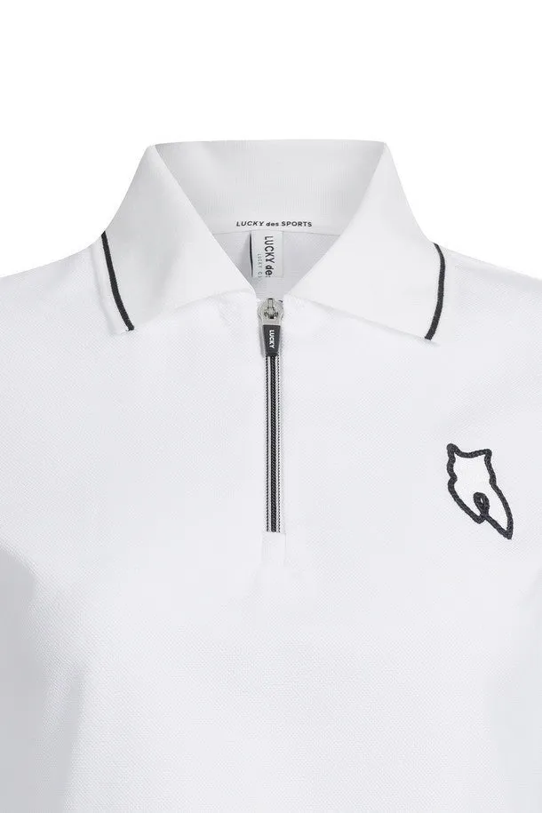 [LUCKY des SPORTS] Zip-up Collar T-shirt(UV Protection)