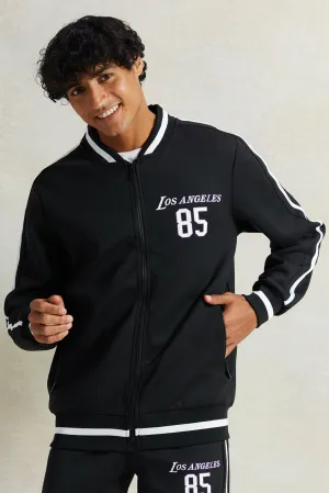 Men Black Basketball Sweatshirt