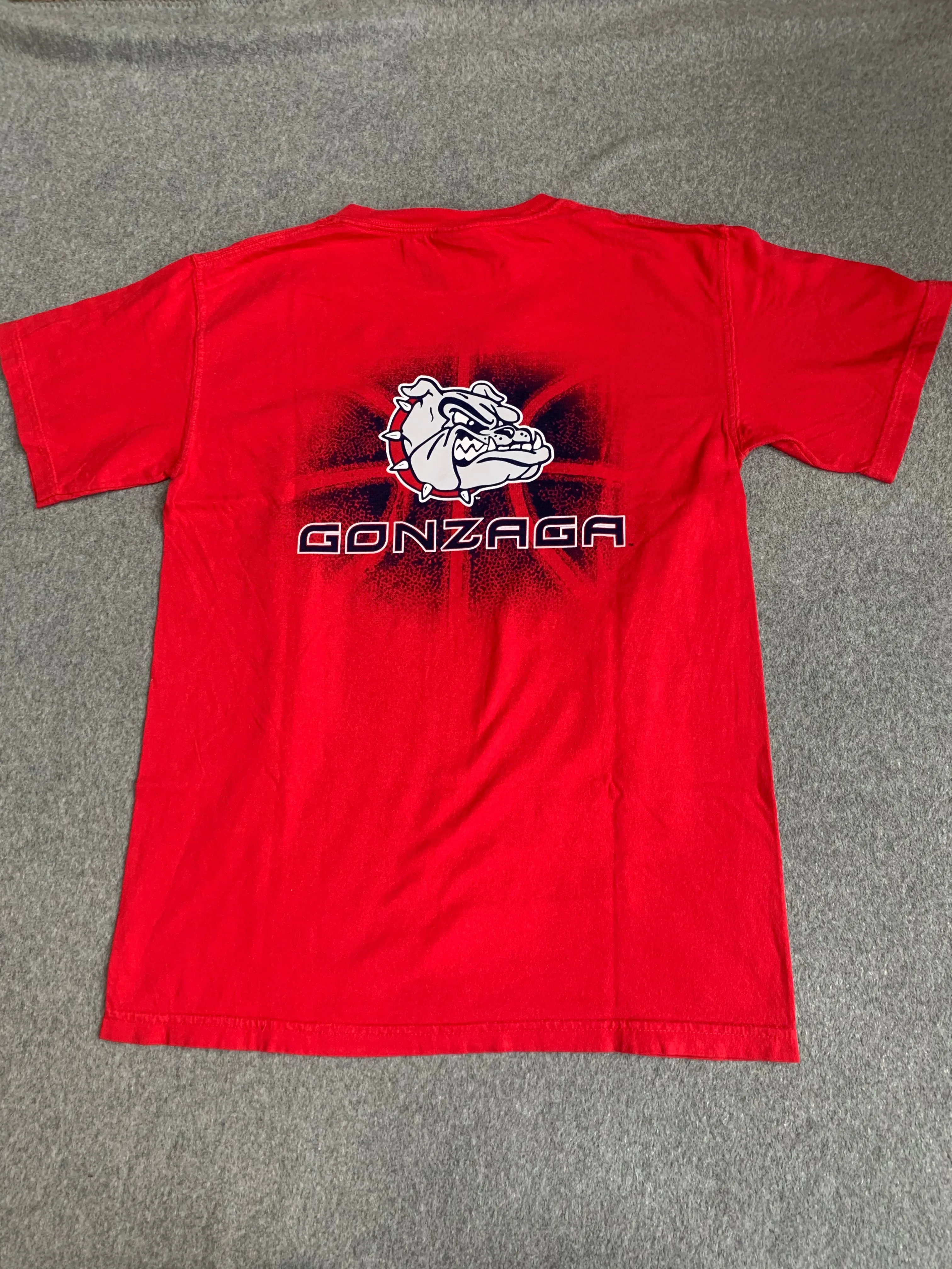 Men's Red Gonzaga Basketball T-Shirt