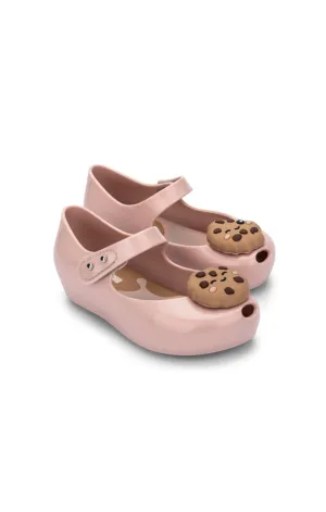 Mini Melissa Little Girls Pink MINI Chocolate Chip Cookies Maryjane Shoes