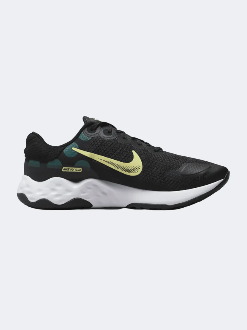 Nike Renew Ride 3 Men Running Shoes Black/Lemon