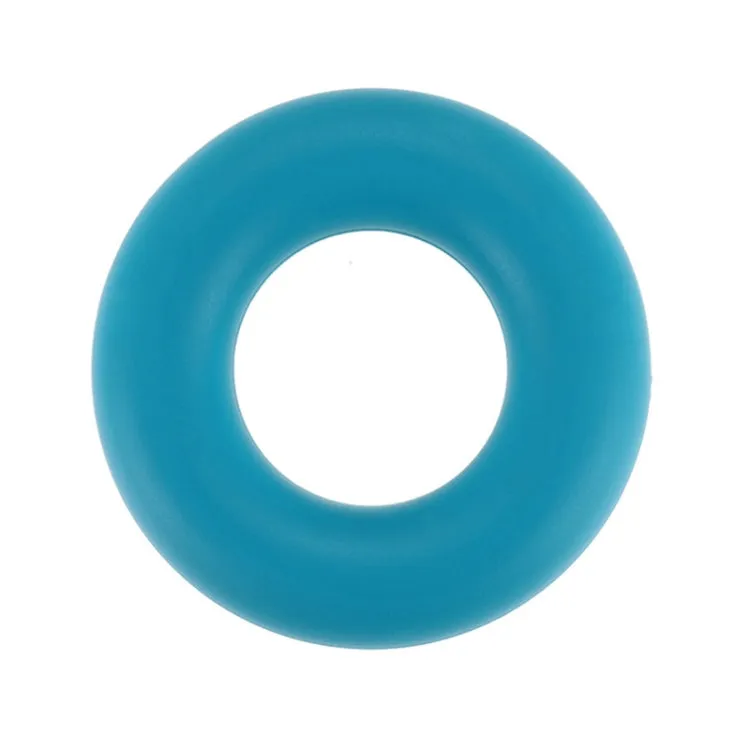 Silicone Grip Strength Finger Exercise Rehabilitation Silicone Ring(Blue (40lb))