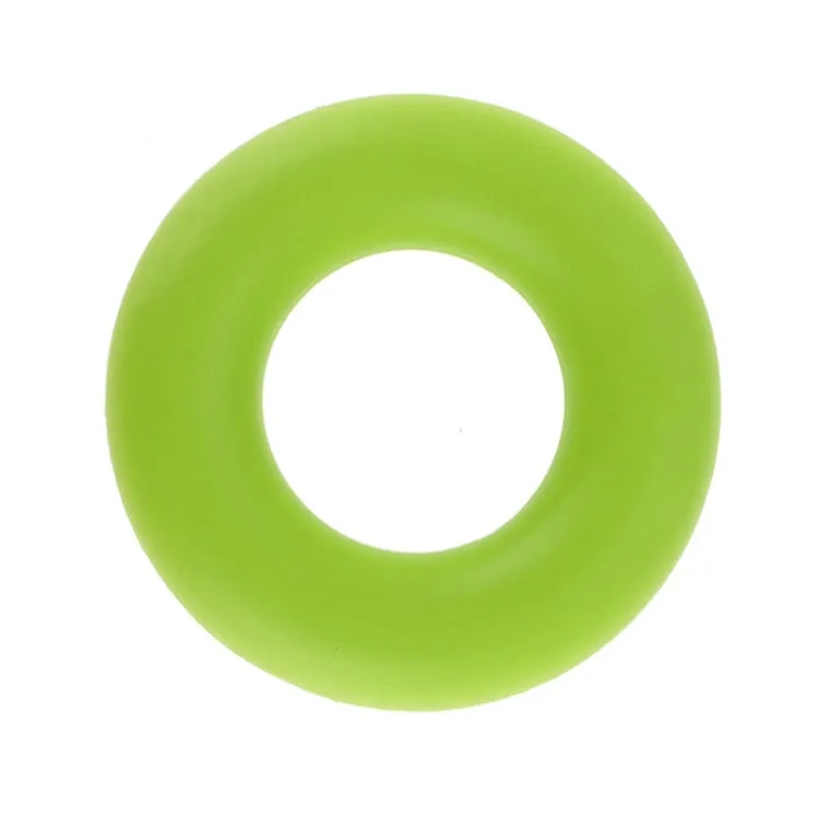 Silicone Grip Strength Finger Exercise Rehabilitation Silicone Ring(Green (30lb))