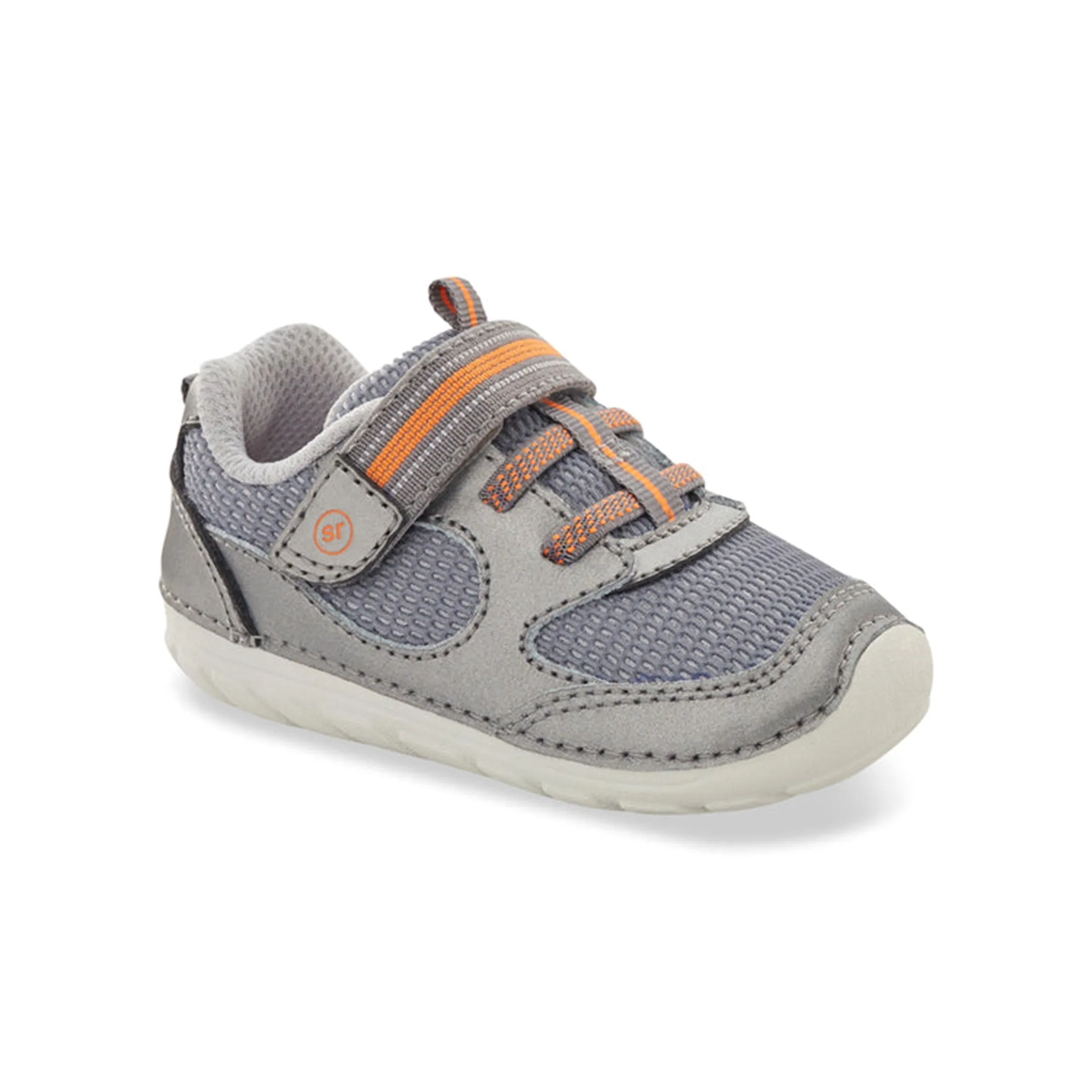 Soft Motion Turbo (First Walker) Sneaker - Grey/Silver