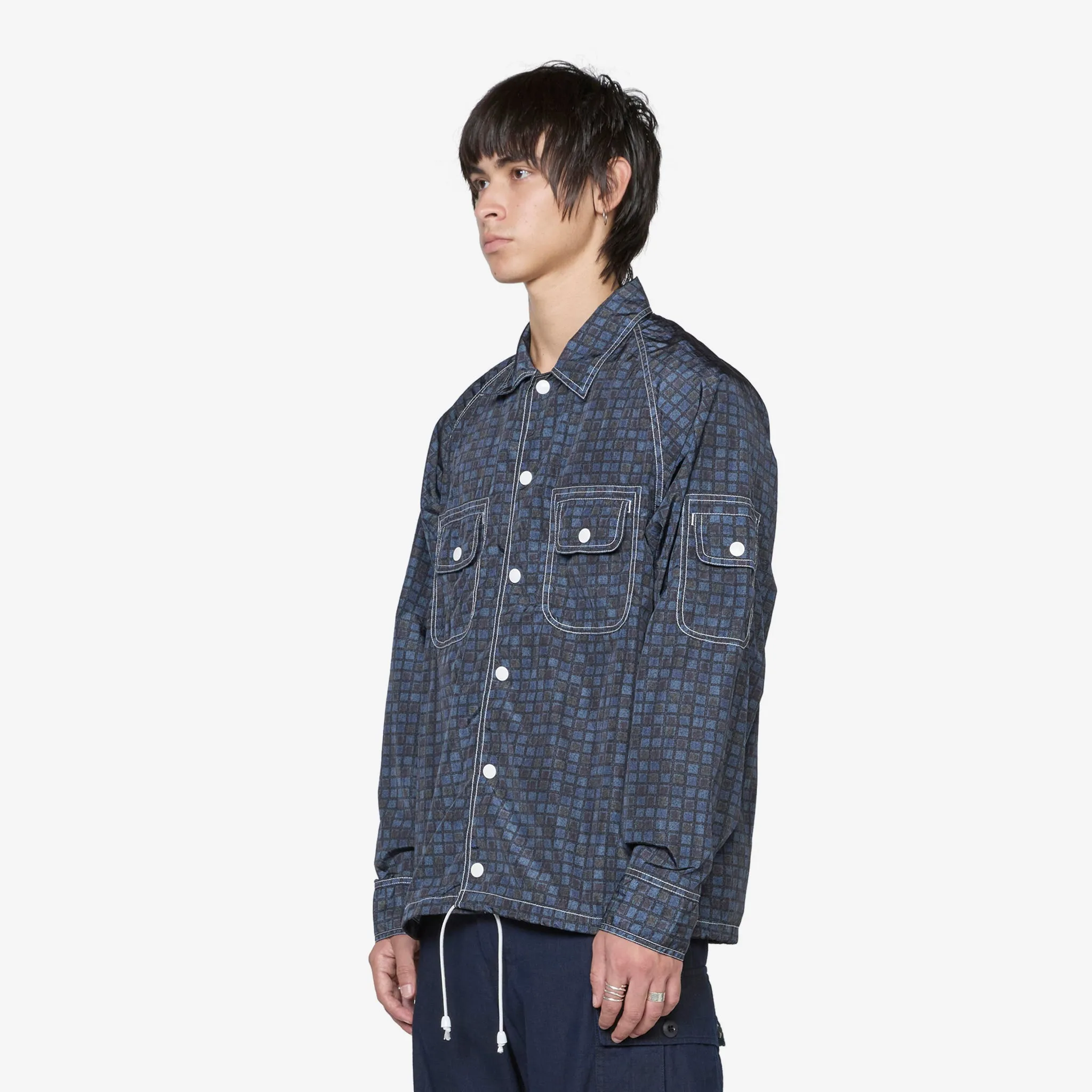 Sports SHT-JAC Nylon Print Navy