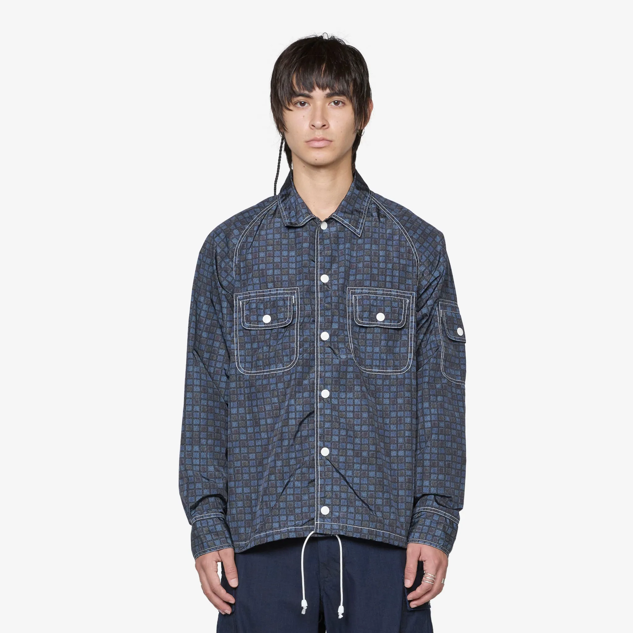 Sports SHT-JAC Nylon Print Navy