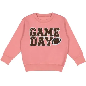 Sweet Wink Girls Dusty Rose GAME DAY Patch L/S Sweatshirt