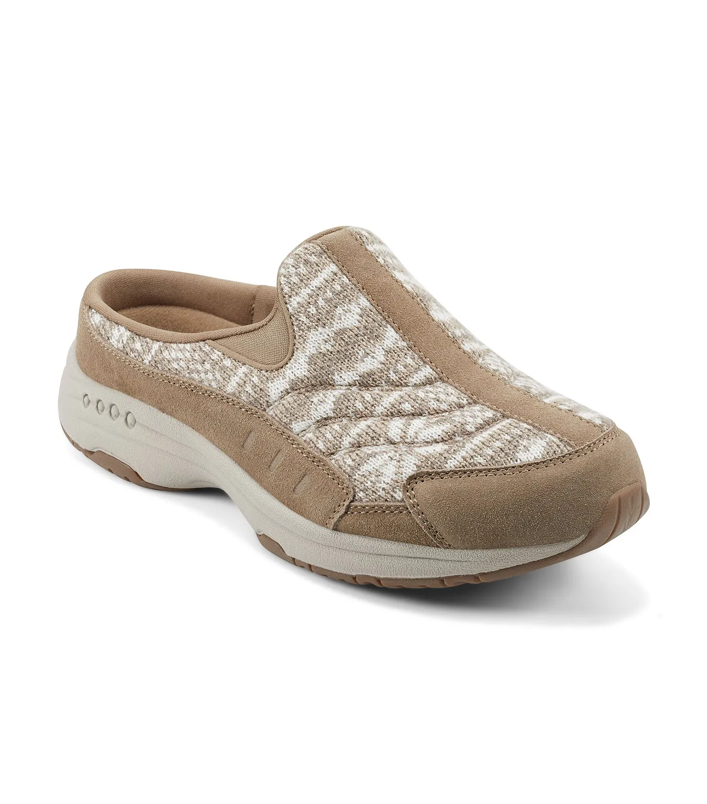 Traveltime 565 Clogs Taupe Knit