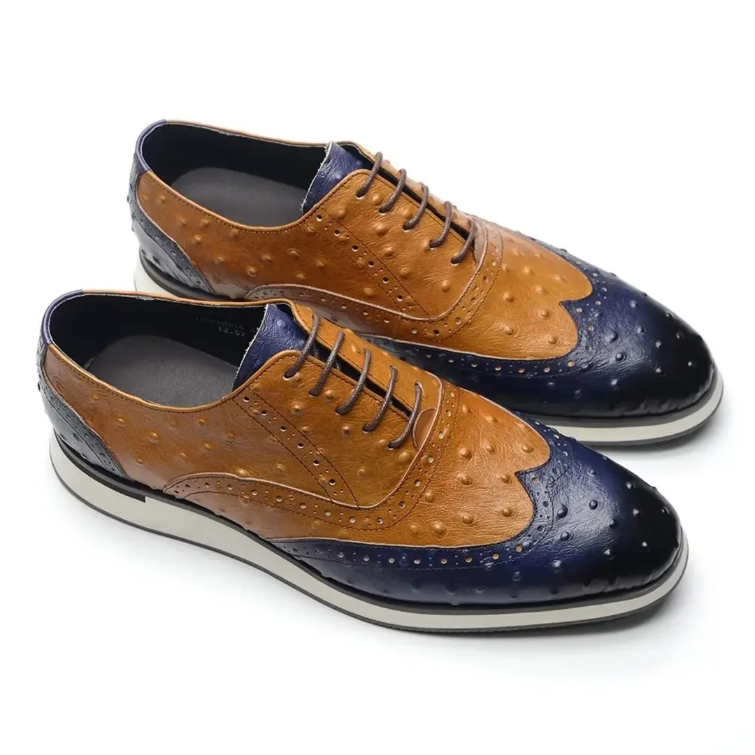 Urbane Lace-Up Cow Leather Dress Shoes