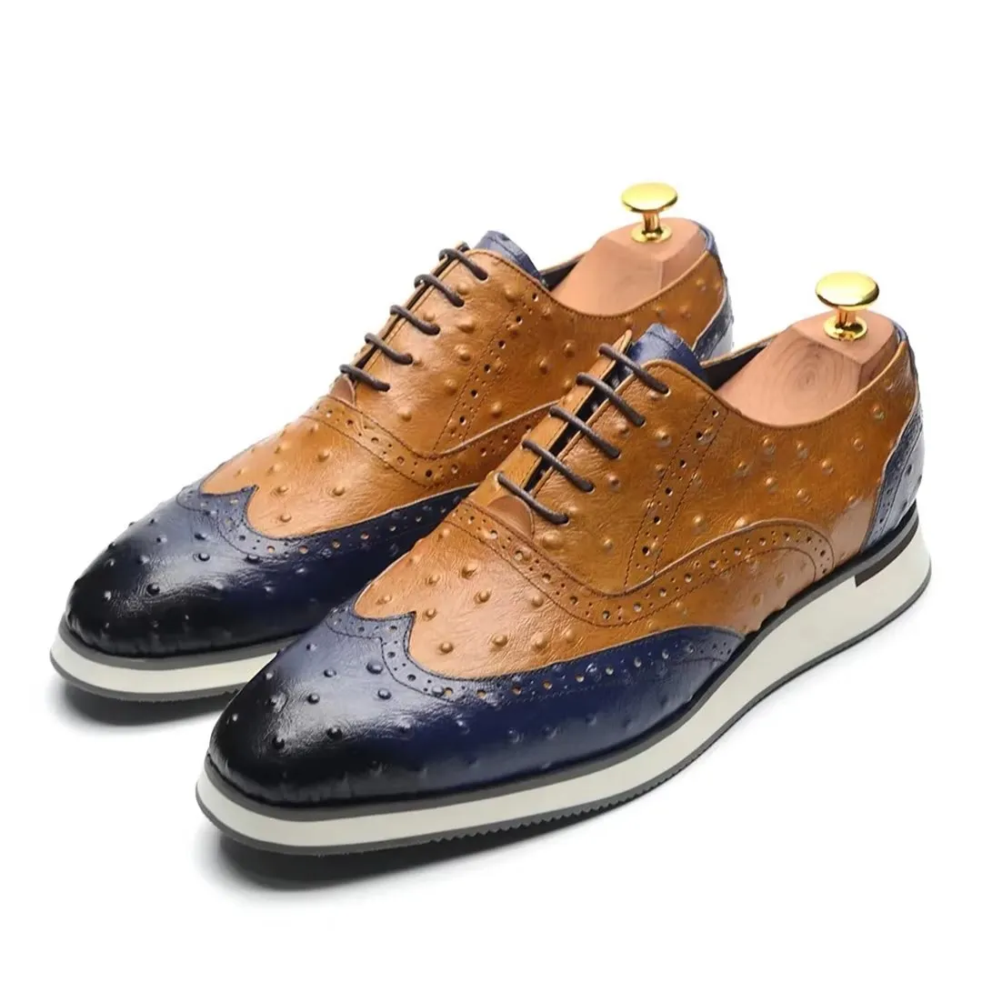 Urbane Lace-Up Cow Leather Dress Shoes