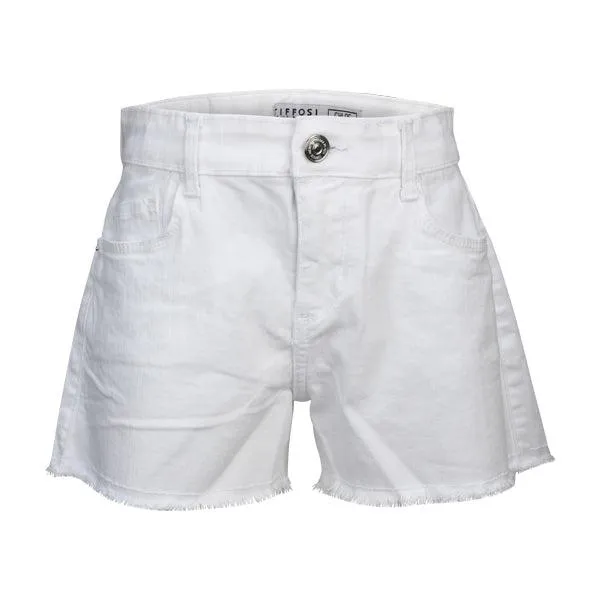 WHITE DENIM GIRLS BUM SHORT FOR GIRLS