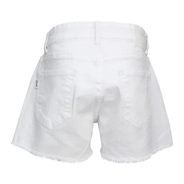 WHITE DENIM GIRLS BUM SHORT FOR GIRLS