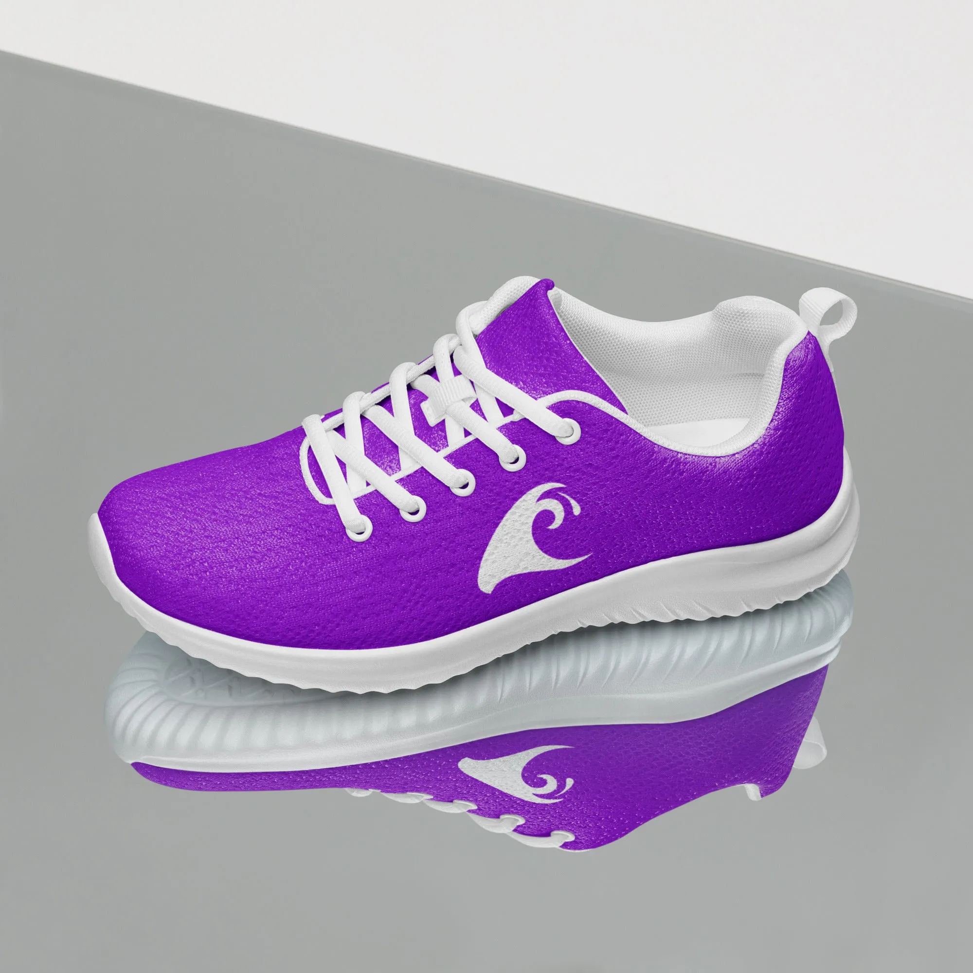 Women’s Purple Athleisure Shoes with Extremely Stoked Epic Wave Logo