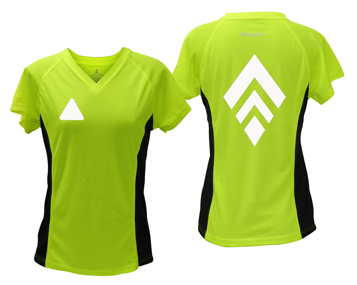 Women's Reflective Short Sleeve Shirt - Broken Diamond