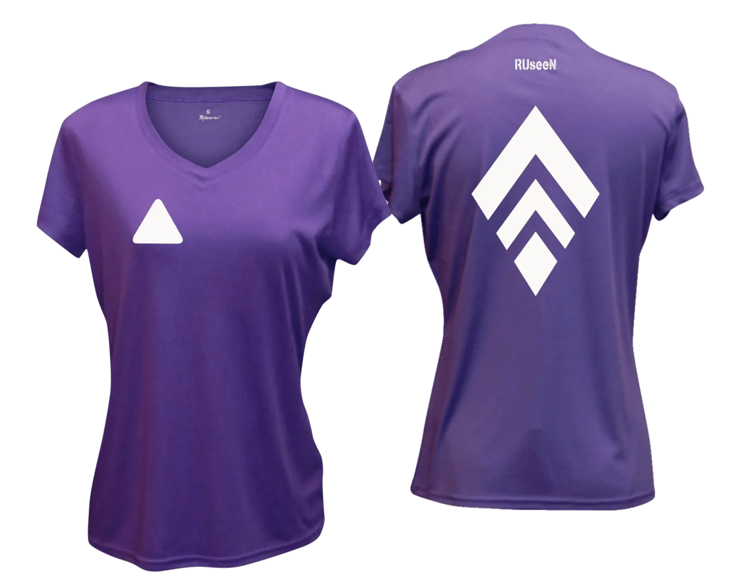 Women's Reflective Short Sleeve Shirt - Broken Diamond